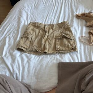 Tan Women's Cargo Shorts